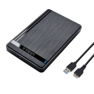 Кишеня Dynamode зовн.для 2.5" SATA/SSD HDD - USB 3.0, безгвинт. засувне кріплення, пластикова чорна