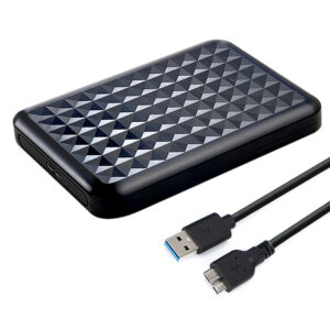 Кишеня Dynamode зовн.для 2.5" SATA/SSD HDD - USB 3.0, безгвинт. засувне кріплення, пластикова чорна
