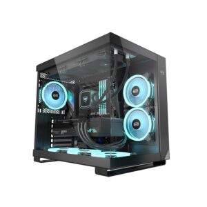 Корпус PcCOOLER CPS C3 T500 ARGB BK чорний ATX/Micro ATX/Mini-ITX без БП (LxWxH)415x295x368мм/