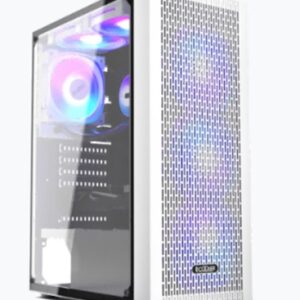 Корпус PcCOOLER CPS MA100 MESH білий ATX/Micro ATX/Mini-ITX без БП (LxWxH)360x200x446мм/