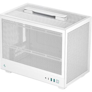 Корпус Deepcool CH160 MESH білий Без БЖ Mini-ITX, 1x3.5"(на вибір щось одне:2.5SSD/3.5HDD/12смвент)