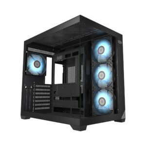 Корпус PcCOOLER CPS C3 T700 ARGB BK чорний ATX/Micro ATX/Mini-ITX/BTF без БП (LxWxH)420x285x400мм/