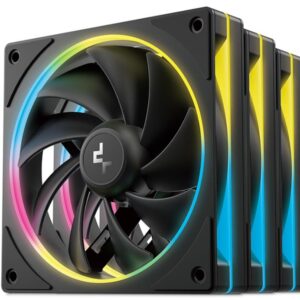 Набір вентиляторів Deepcool FL12SE 3IN1 для корпусу 3*120x120x25мм, HB, 400~1900 RPM±10%,