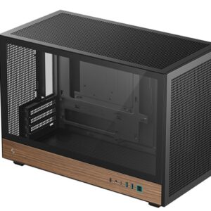 Корпус Deepcool CH260 WOOD чорний Без БЖ Mini-ITX/Micro-ATX/Micro-ATX(Rear Connector),1x3.5"/1х2.5"