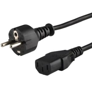 Кабель живлення Dell CEE 7/7-IEC C13, 3*0.75 мм, 1.8м Black (078390)