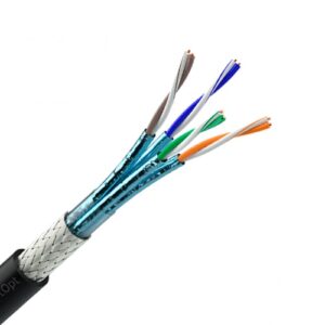 Кабель для зовнішньої прокладки OK-Net КПпПО-ВПЕ (600) S/FTP, CAT 7, 4х2х0,56, бухта 305м (7935052)