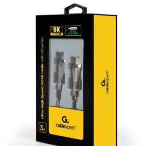 Кабель Cablexpert HDMI - HDMI V 2.1 (M/M), 3 м, Black (CCBP-HDMI8K-3M)