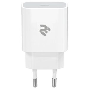 Мережевий зарядний пристрій 2E (1USB 3A) White (2E-WC1USBC20W-W)