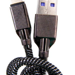 Кабель Dengos USB - Lightning (M/M) 4A 1 м Black (NTK-L-KPR-USB3-BLACK)