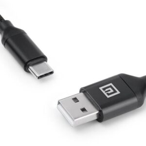 Кабель REAL-EL Premium Fabric USB - USB Type-C (M/M), 2 м, Black (EL123500047)
