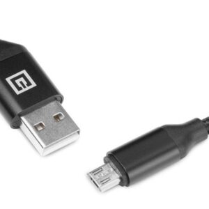 Кабель REAL-EL Premium Fabric USB - micro USB (M/M), 2 м, Black (EL123500048)