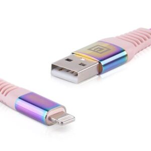 Кабель REAL-EL USB - Lightning (M/M), 1 м, Rainbow (EL123500051)