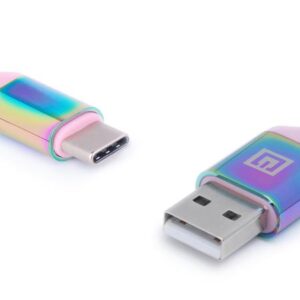 Кабель REAL-EL Premium USB - USB Type-C (M/M), 1 м, Rainbow (EL123500050)
