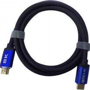 Кабель ATcom HDMI - HDMI V 2.1 (M/M), Real 8K 48Gbps, 10 м, Black/Blue (88810)