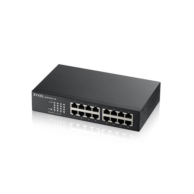 Комутатор ZYXEL GS1100-16 (GS1100-16-EU0104F)