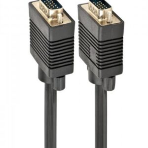 Кабель Cablexpert VGA - VGA (M/M), подвійне екранування, з 2-ма феритами, 1.5 м, чорний (CCB-PPVGA-1.5M)