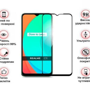 Захисне скло BeCover для Realme C11 2021 Black (708153)