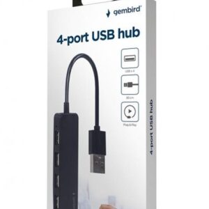 USB-хаб Gembird 4 ports Black (UHB-U2P4-06)