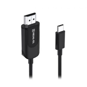 Кабель REAL-EL CHD-180 HDMI - USB Type-C (M/M), 1.8 м, Black (EL123500044)