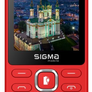 Мобiльний телефон Sigma mobile X-style 31 Power Type-C Dual Sim Red
