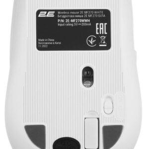 Миша бездротова 2E MF270 Silent Rechargeable WL White (2E-MF270WWH)