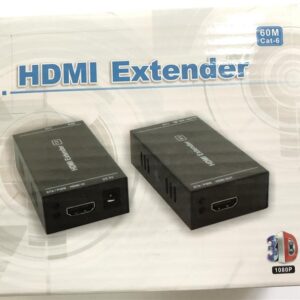 Подовжувач Atcom HDMI - RJ-45 (F/F), до 60 м, Black (14371)