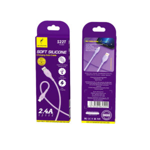 Кабель SkyDolphin S22T Soft Silicone USB - USB Type-C (M/M), 1 м, Black (SDUSB-000604)