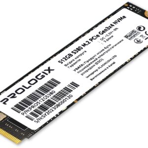 Накопичувач SSD 512GB Prologix S380 M.2 2280 PCIe 3.0 x4 NVMe 3D TLC (PRO512GS380)
