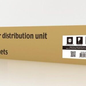 Блок розеток EnerGenie 19" 1U (EG-PDU-014) алюм. корп., 8 розеток, 16A, 3м, чорний, вилка Schuko