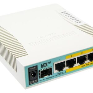 Маршрутизатор MikroTik RouterBoard RB960PGS hEX PoE (800MHz/128Mb, 1xUSB, 5х1000Мбит, Passive PoE)