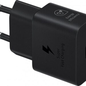 Мережевий зарядний пристрій Samsung EP-T2510XBEGEU Black, 25W + кабель USB Type-C