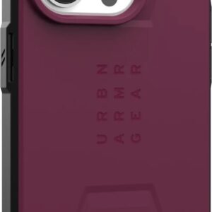 Чохол-накладка Urban Armor Gear Civilian Magsafe для Apple iPhone 15 Pro Max Bordeaux (114295119049)