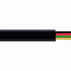 Кабель телефонний Cablexpert TC1000S-100M-B 100 м. 2 пари, плоский, литий, чорний колір