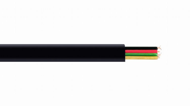 Кабель телефонний Cablexpert TC1000S-100M-B 100 м. 2 пари, плоский, литий, чорний колір