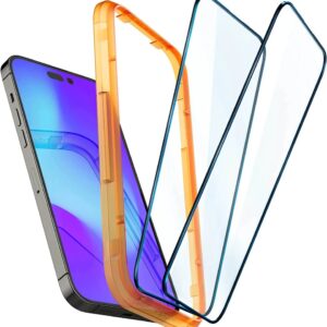 Захисне скло Spigen Glas.tR AlignMaster FC для Apple iPhone 14 Pro, Black, 2шт (AGL05216)