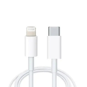 Кабель Apple Woven Charge USB Type-C - Lightning (M/M), 1м, White (K28351)