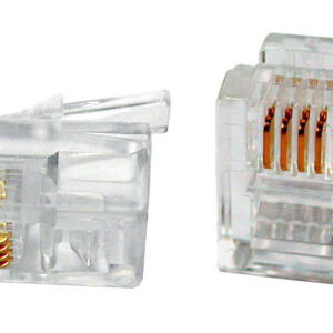 Конектор RJ12 6P4C (100 шт/уп.)