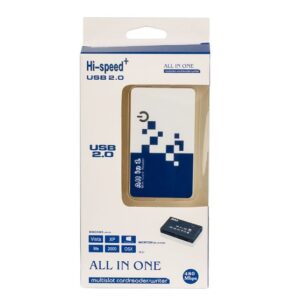 Картрідер USB 2.0 Atcom TD2029 MS, SD, microSD/TF, M2 Black (AT10729)