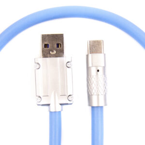Кабель Dengos USB - USB Type-C (M/M) 1 м Blue (PLS-TC-NS-BLUE)
