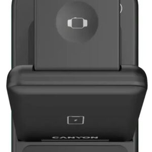 Бездротовий зарядний пристрій Canyon WS-304 15W Black (CNS-WCS304B)