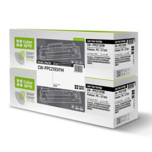 Картридж ColorWay (ColorWay-PPC211EVFM) Pantum P2200/2207/2506/M6500/M6607 Black (PC-211EV) Dual Pack