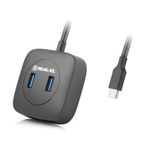 USB-хаб REAL-EL CQ-407 4 ports