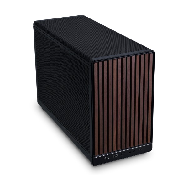 Корпус Lian Li A3-mATX Wooden Front Panel Black (G99.A3X-WD.00) без БЖ