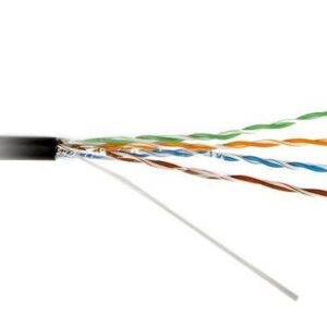 Кабель для зовнішньої прокладки Atcom (20799) Standard FTP, 4*2*0.5мм, ССА, CAT5e, 305м