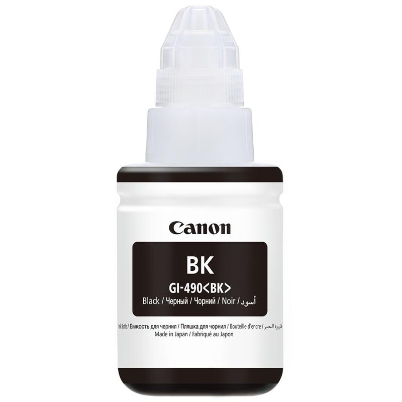 Чорнило Canon GI-490 Pixma G1400/G2400/G3400 (Black) (0663C001) 135мл