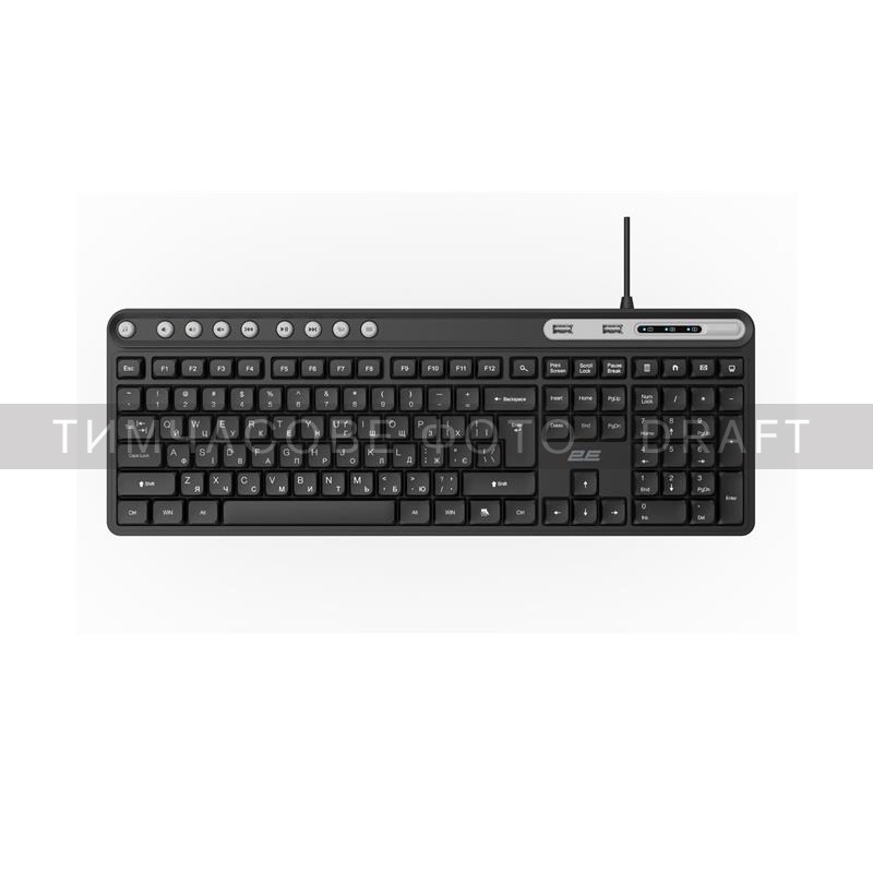 Клавіатура 2E KS1100 Black (2E-KS1100UB_UA)