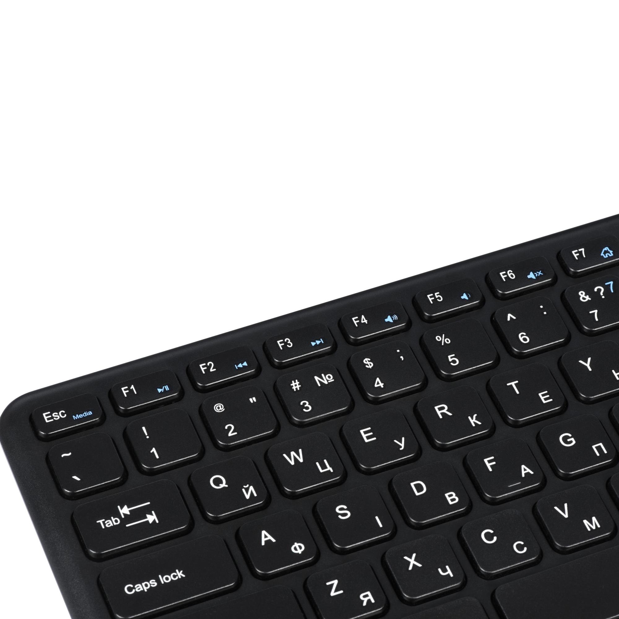 Клавіатура бездротова 2E KT100 WL Ukr Black (2E-KT100WB_UA)