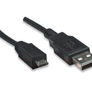 Кабель Atcom USB - micro USB V 2.0 (M/M), 0.8 м, чорний (9174) пакет