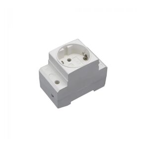 Розетка ELM SO-10E-DIN із заземленням на DIN-рейку 16A Біла (41-0023)