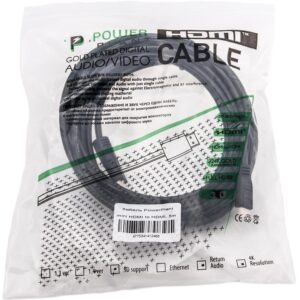 Кабель PowerPlant (KD00AS1246) miniHDMI-HDMI v1.3, 5м, Black